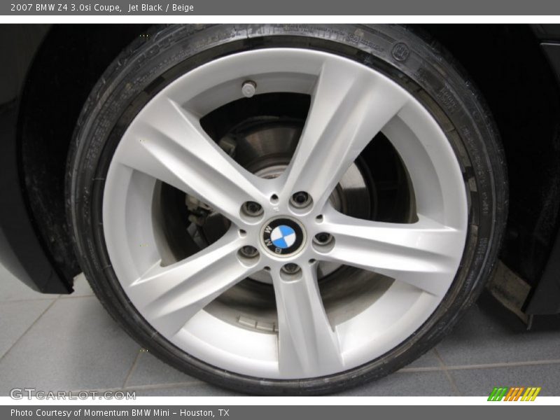 Jet Black / Beige 2007 BMW Z4 3.0si Coupe