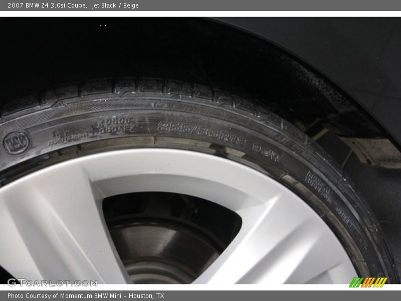 Jet Black / Beige 2007 BMW Z4 3.0si Coupe