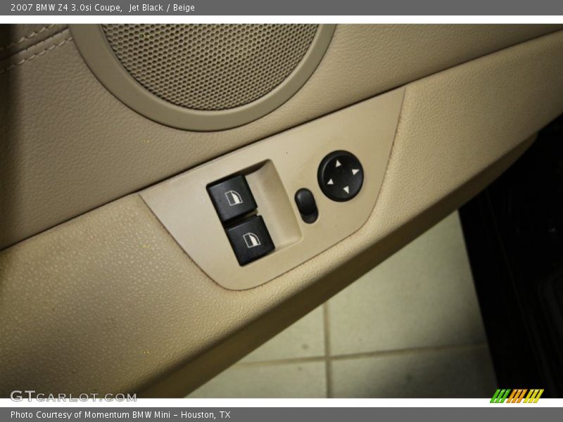 Jet Black / Beige 2007 BMW Z4 3.0si Coupe