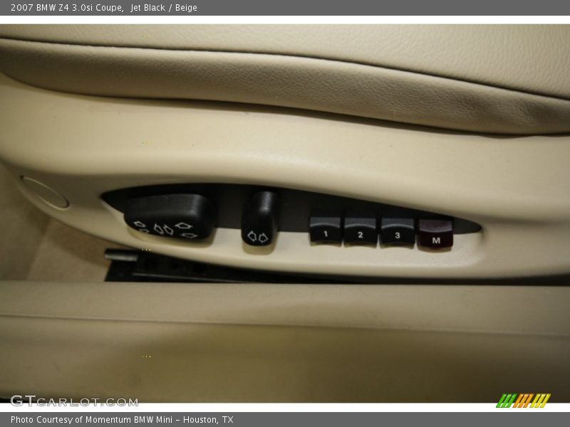 Jet Black / Beige 2007 BMW Z4 3.0si Coupe