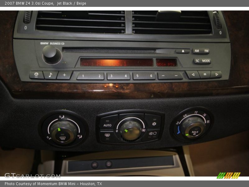 Jet Black / Beige 2007 BMW Z4 3.0si Coupe