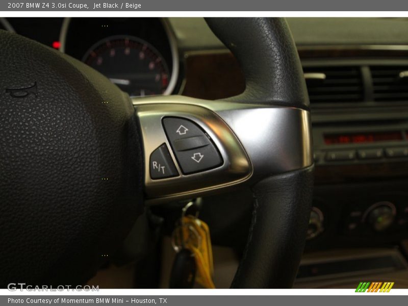 Jet Black / Beige 2007 BMW Z4 3.0si Coupe