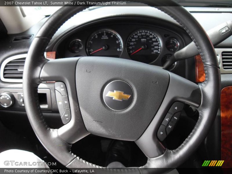 Summit White / Dark Titanium/Light Titanium 2007 Chevrolet Tahoe LT