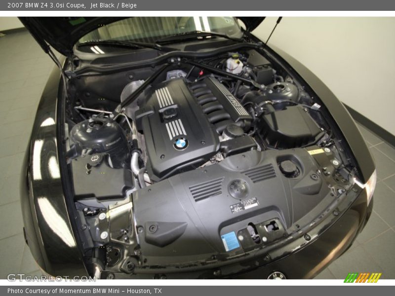 Jet Black / Beige 2007 BMW Z4 3.0si Coupe