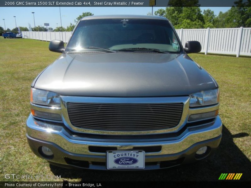 Steel Gray Metallic / Pewter 2006 GMC Sierra 1500 SLT Extended Cab 4x4