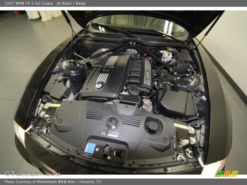 Jet Black / Beige 2007 BMW Z4 3.0si Coupe