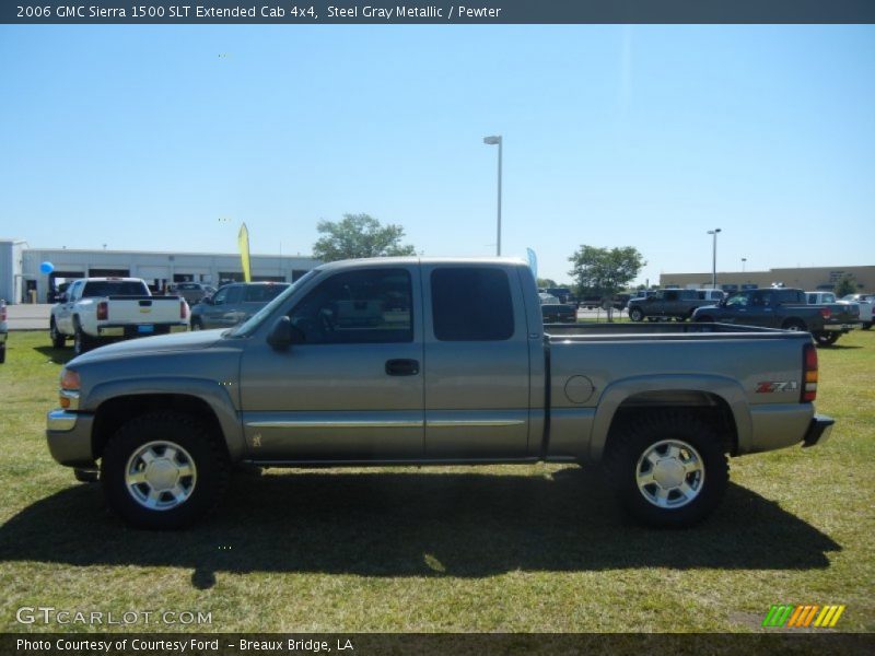 Steel Gray Metallic / Pewter 2006 GMC Sierra 1500 SLT Extended Cab 4x4