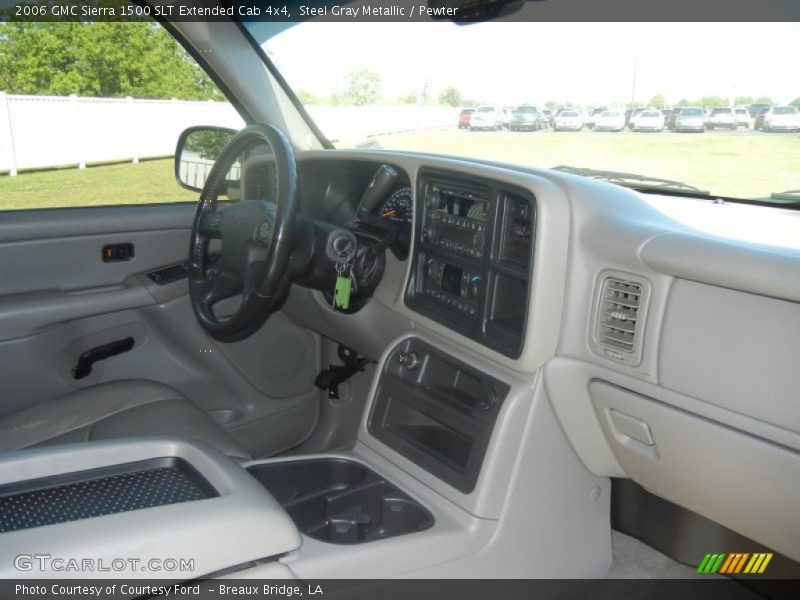 Steel Gray Metallic / Pewter 2006 GMC Sierra 1500 SLT Extended Cab 4x4