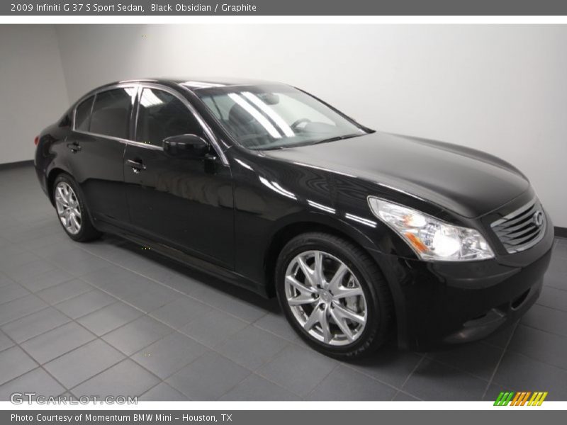 Black Obsidian / Graphite 2009 Infiniti G 37 S Sport Sedan