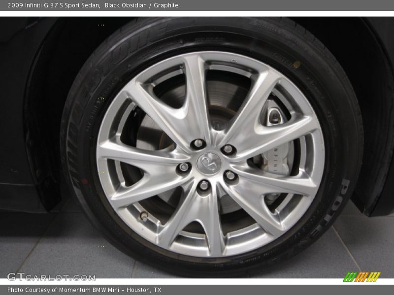 Black Obsidian / Graphite 2009 Infiniti G 37 S Sport Sedan