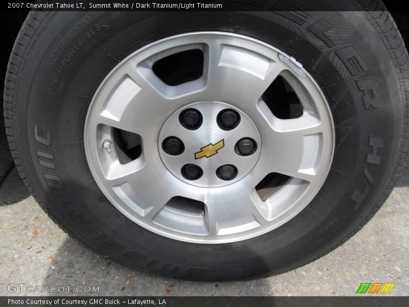Summit White / Dark Titanium/Light Titanium 2007 Chevrolet Tahoe LT