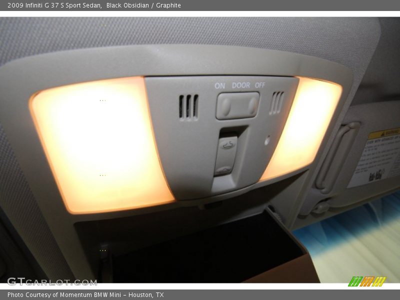 Black Obsidian / Graphite 2009 Infiniti G 37 S Sport Sedan