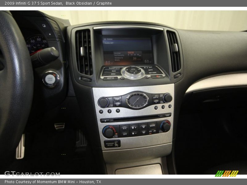 Black Obsidian / Graphite 2009 Infiniti G 37 S Sport Sedan