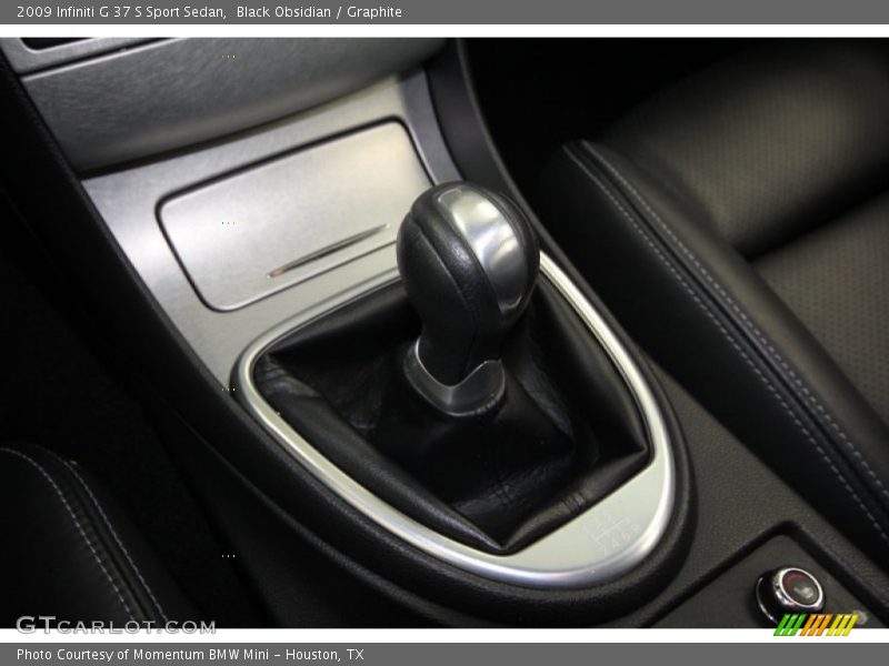 Black Obsidian / Graphite 2009 Infiniti G 37 S Sport Sedan