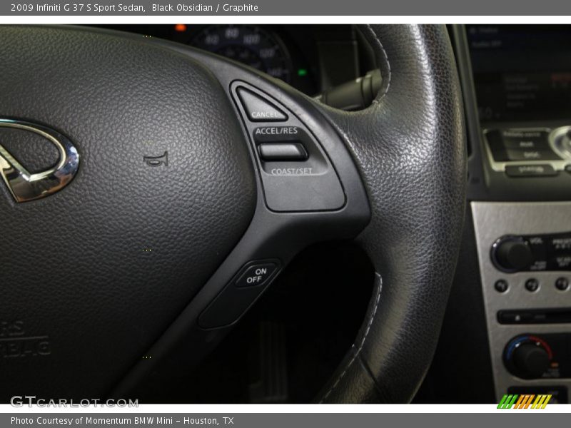 Black Obsidian / Graphite 2009 Infiniti G 37 S Sport Sedan