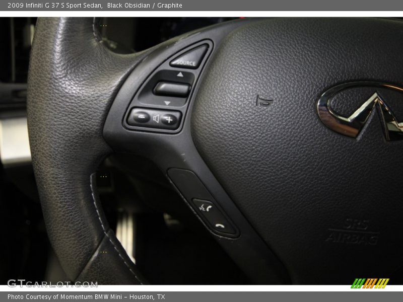 Black Obsidian / Graphite 2009 Infiniti G 37 S Sport Sedan