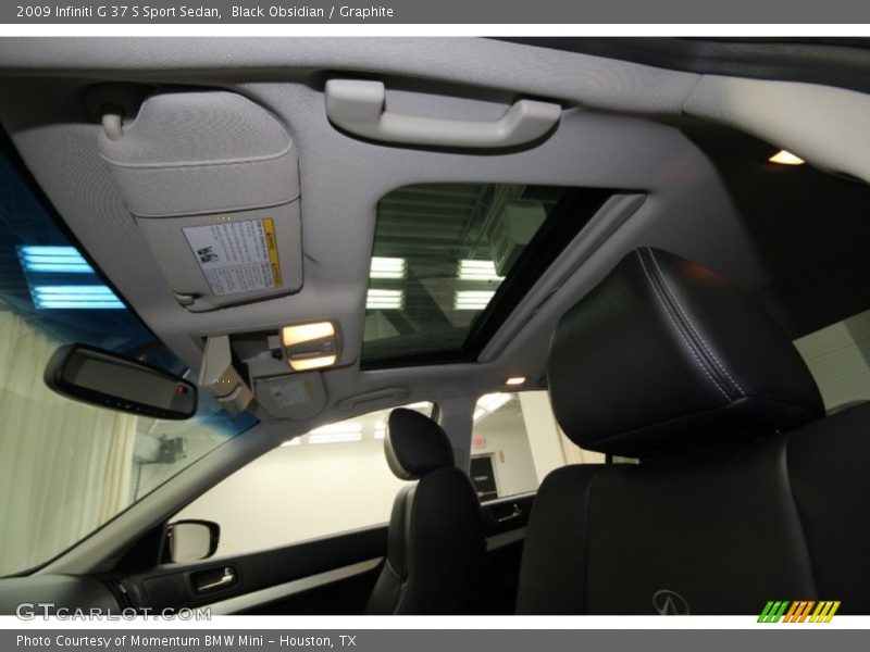 Black Obsidian / Graphite 2009 Infiniti G 37 S Sport Sedan