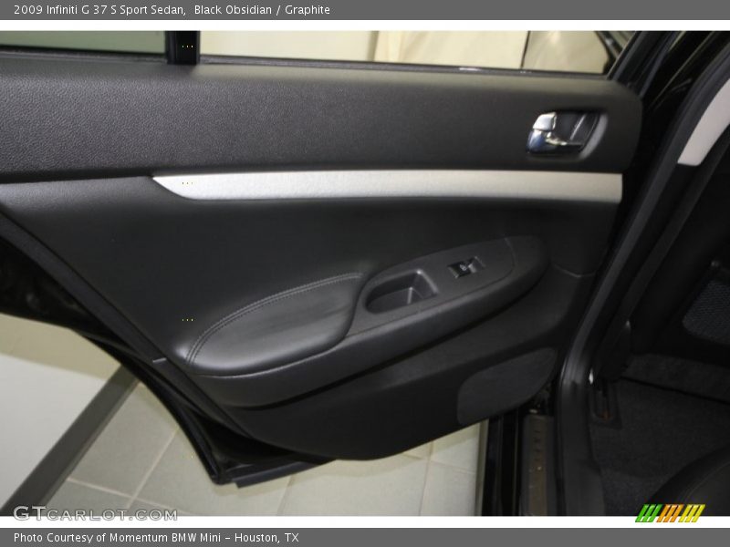 Black Obsidian / Graphite 2009 Infiniti G 37 S Sport Sedan