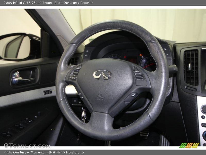 Black Obsidian / Graphite 2009 Infiniti G 37 S Sport Sedan