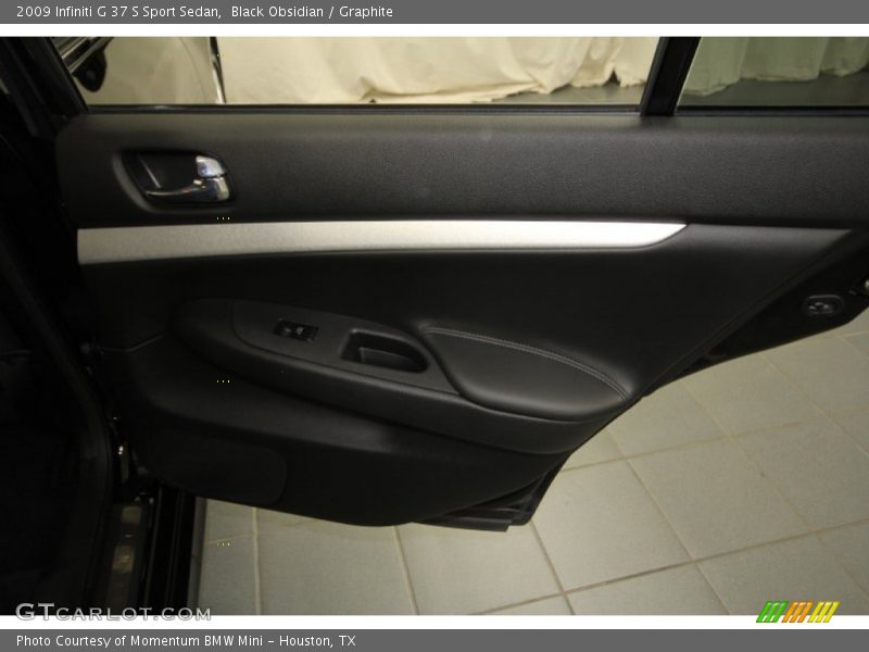 Black Obsidian / Graphite 2009 Infiniti G 37 S Sport Sedan