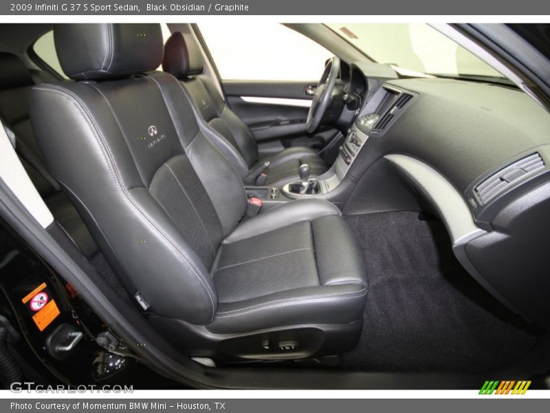 Black Obsidian / Graphite 2009 Infiniti G 37 S Sport Sedan
