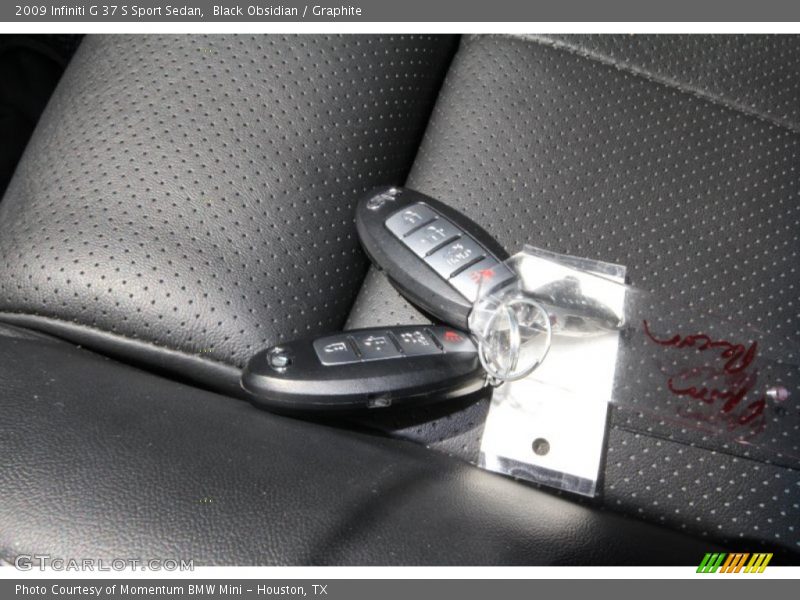 Black Obsidian / Graphite 2009 Infiniti G 37 S Sport Sedan