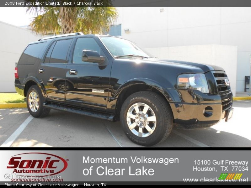 Black / Charcoal Black 2008 Ford Expedition Limited