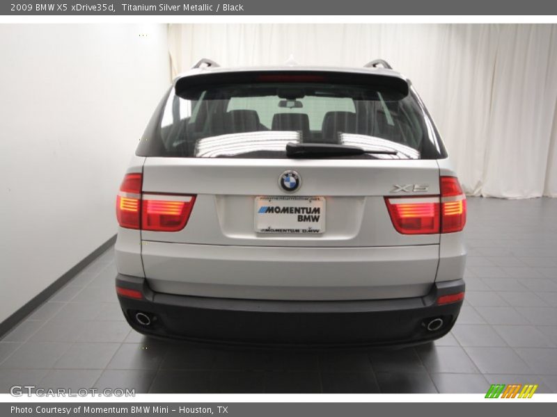 Titanium Silver Metallic / Black 2009 BMW X5 xDrive35d