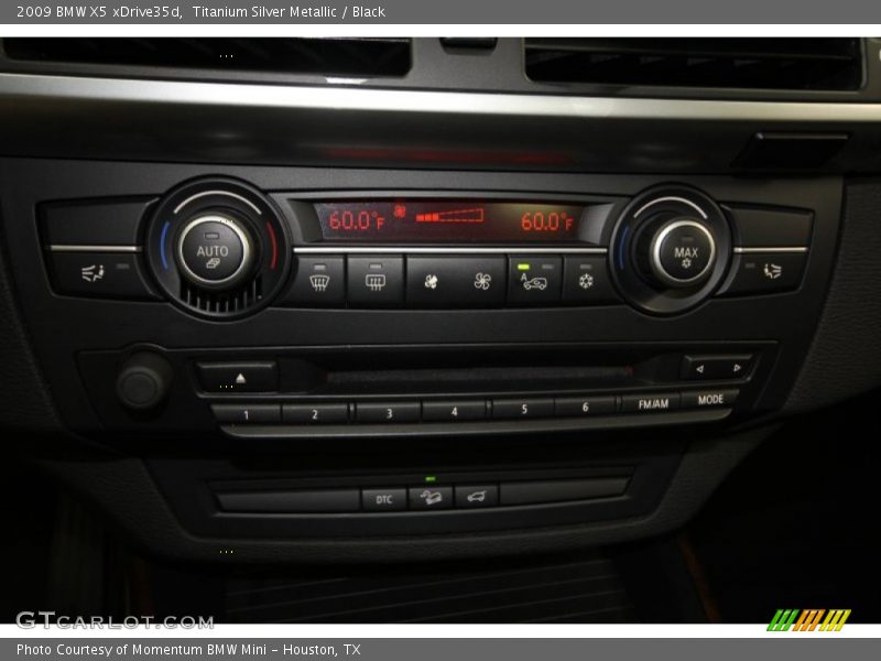 Titanium Silver Metallic / Black 2009 BMW X5 xDrive35d