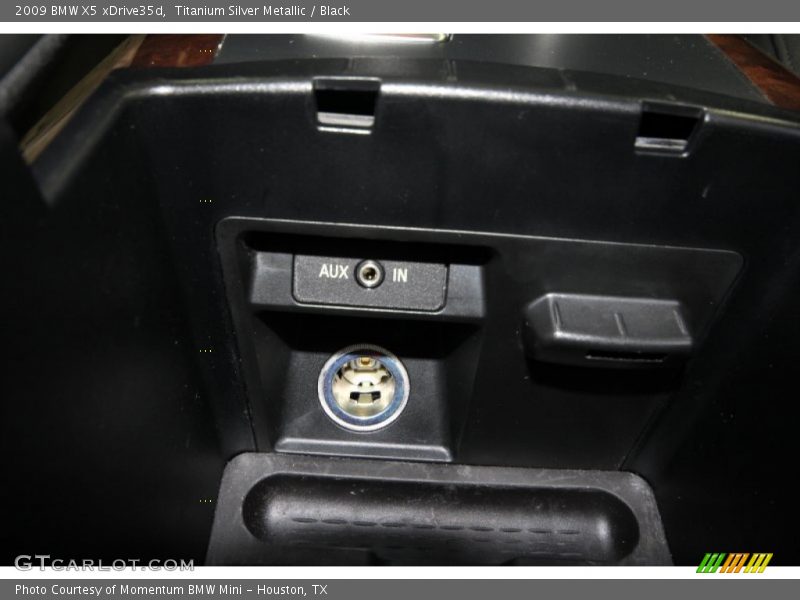 Titanium Silver Metallic / Black 2009 BMW X5 xDrive35d