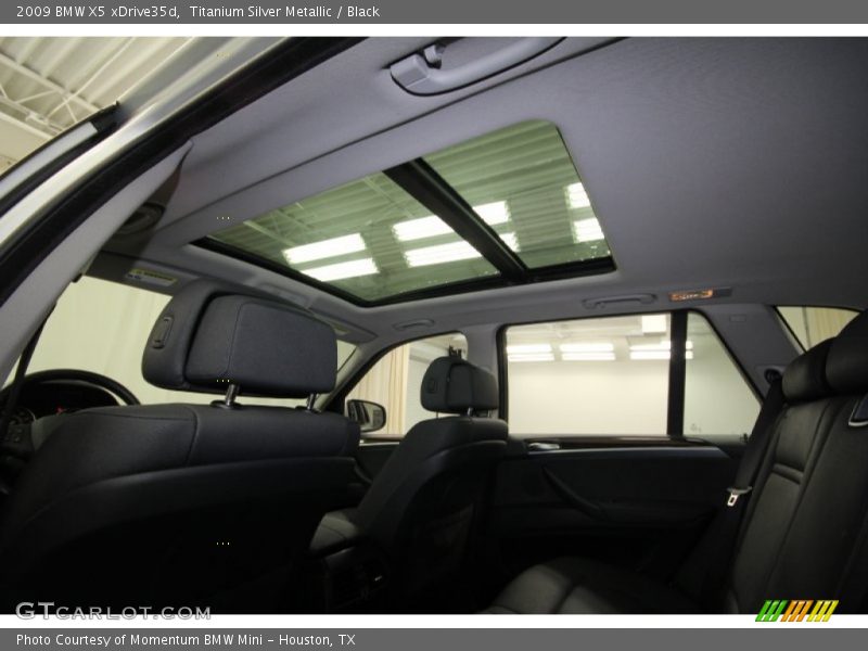Titanium Silver Metallic / Black 2009 BMW X5 xDrive35d