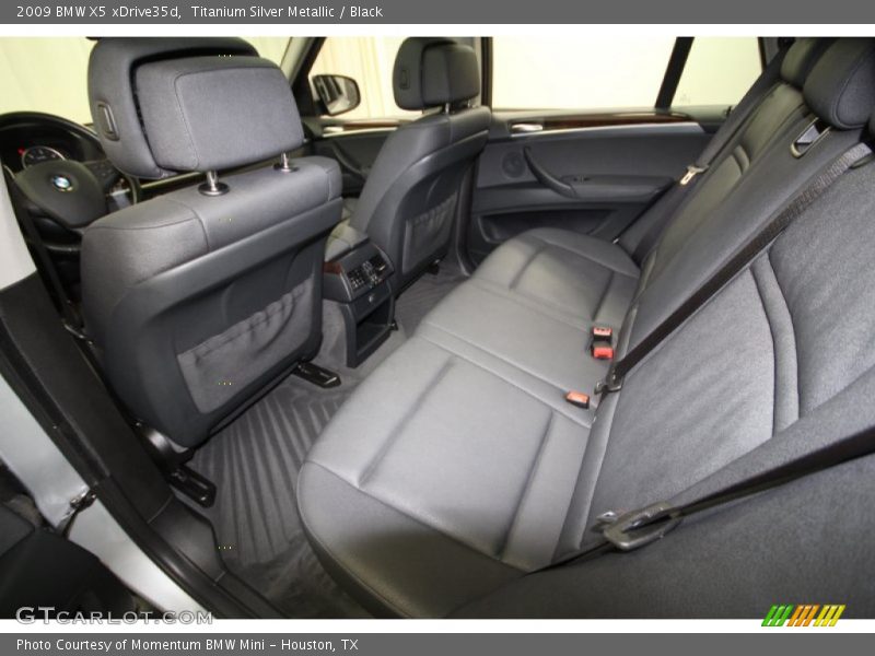Titanium Silver Metallic / Black 2009 BMW X5 xDrive35d