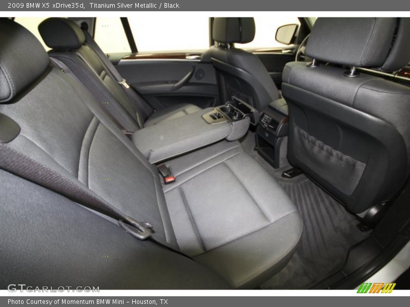 Titanium Silver Metallic / Black 2009 BMW X5 xDrive35d