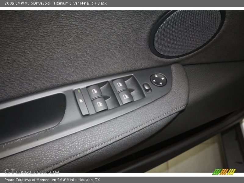 Titanium Silver Metallic / Black 2009 BMW X5 xDrive35d