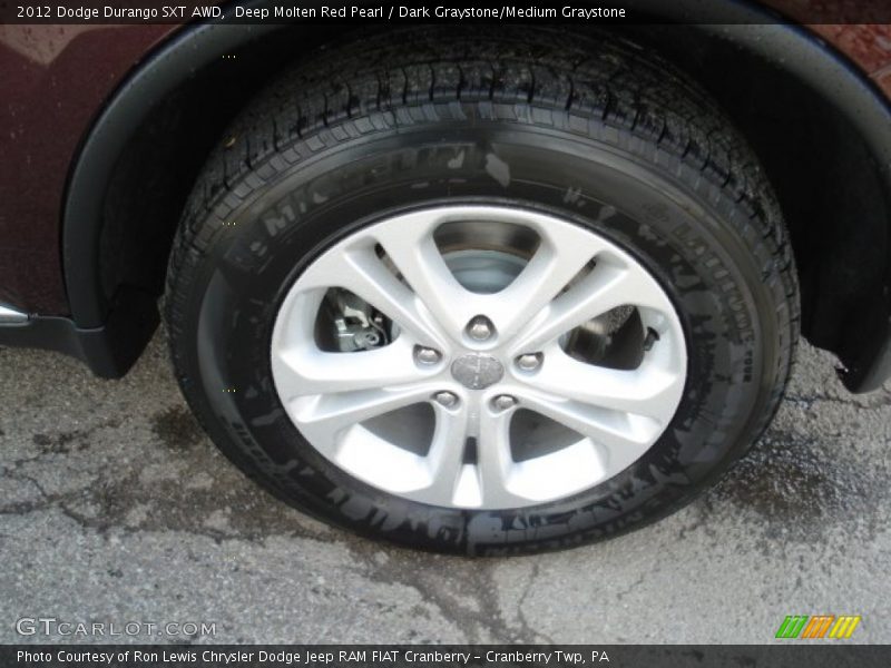 Deep Molten Red Pearl / Dark Graystone/Medium Graystone 2012 Dodge Durango SXT AWD