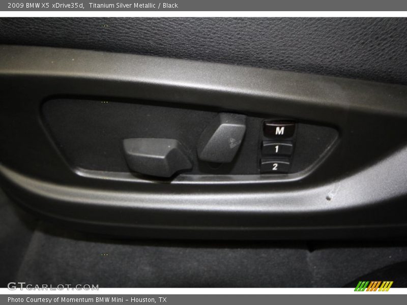 Titanium Silver Metallic / Black 2009 BMW X5 xDrive35d