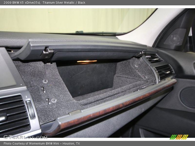Titanium Silver Metallic / Black 2009 BMW X5 xDrive35d