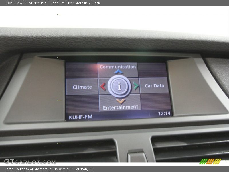 Titanium Silver Metallic / Black 2009 BMW X5 xDrive35d