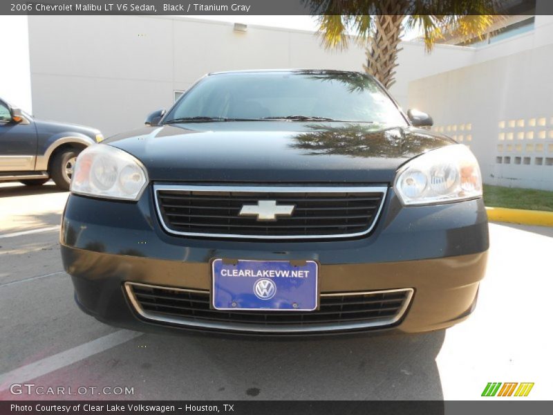 Black / Titanium Gray 2006 Chevrolet Malibu LT V6 Sedan