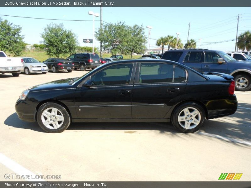 Black / Titanium Gray 2006 Chevrolet Malibu LT V6 Sedan