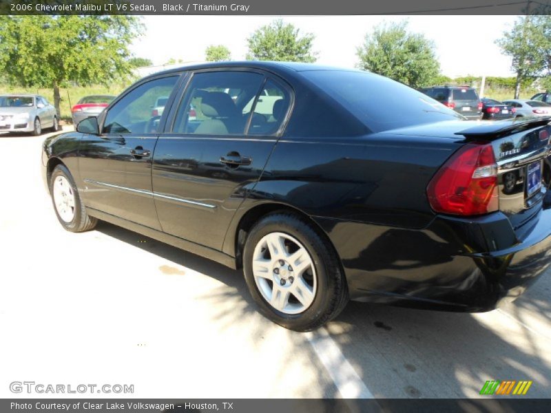 Black / Titanium Gray 2006 Chevrolet Malibu LT V6 Sedan