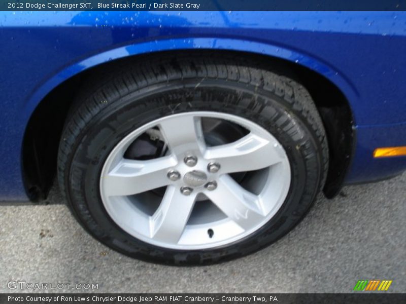 Blue Streak Pearl / Dark Slate Gray 2012 Dodge Challenger SXT