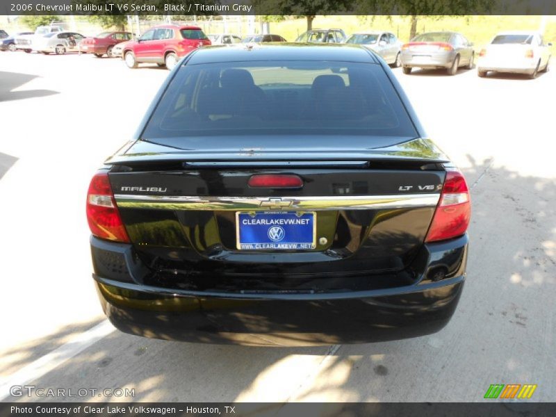 Black / Titanium Gray 2006 Chevrolet Malibu LT V6 Sedan