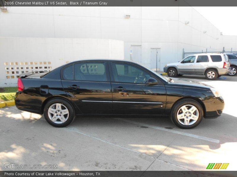 Black / Titanium Gray 2006 Chevrolet Malibu LT V6 Sedan