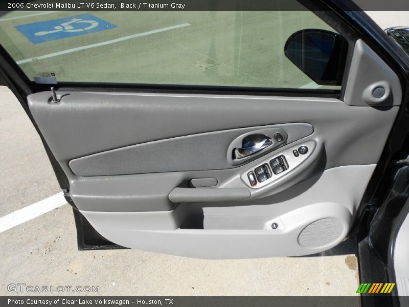 Black / Titanium Gray 2006 Chevrolet Malibu LT V6 Sedan