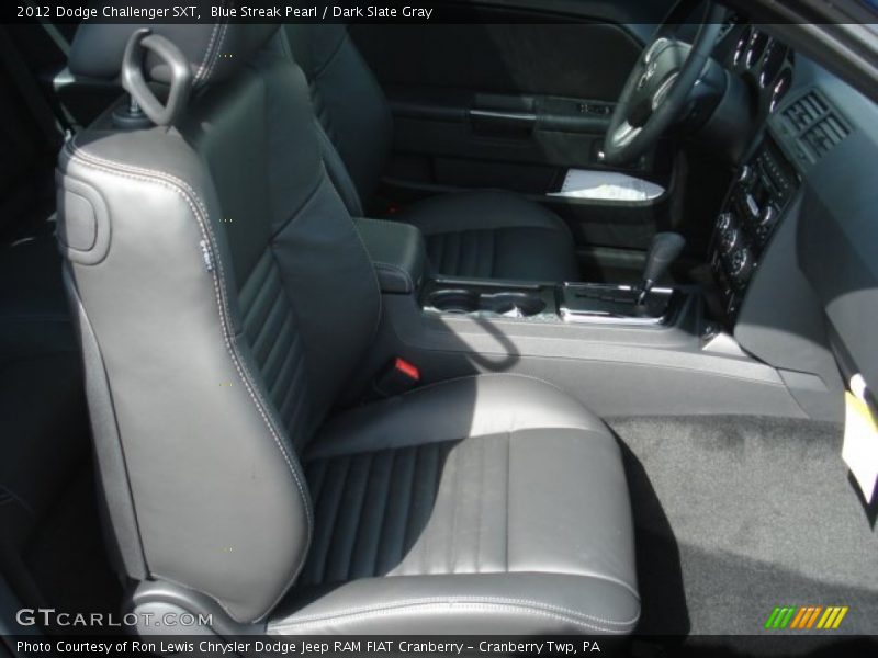 Blue Streak Pearl / Dark Slate Gray 2012 Dodge Challenger SXT