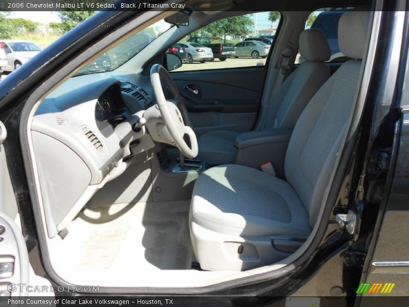 Black / Titanium Gray 2006 Chevrolet Malibu LT V6 Sedan