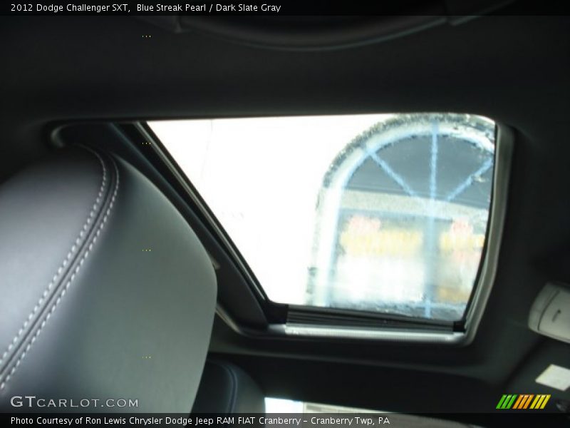 Blue Streak Pearl / Dark Slate Gray 2012 Dodge Challenger SXT