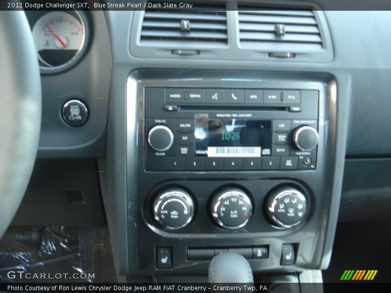Blue Streak Pearl / Dark Slate Gray 2012 Dodge Challenger SXT