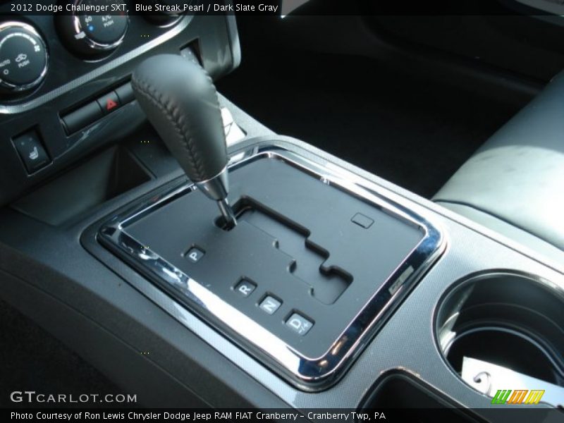 Blue Streak Pearl / Dark Slate Gray 2012 Dodge Challenger SXT